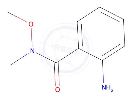 Chemical structure of 2-amino-N-methoxy-N-methylbenzamide