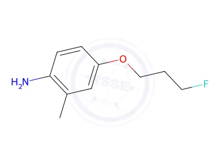 Chemical structure of 4-(3-Fluoropropoxy)-2-methylaniline