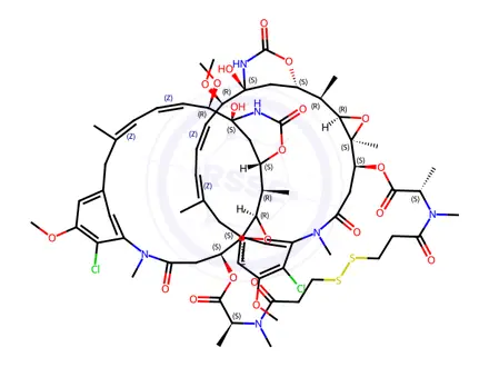 Chemical structure of Mertansine Impurity 2