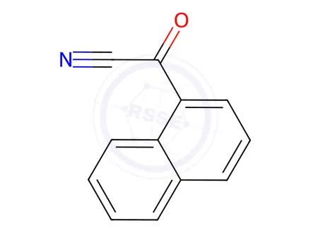 Chemical structure of 1-Naphthalenecarbonyl Cyanide