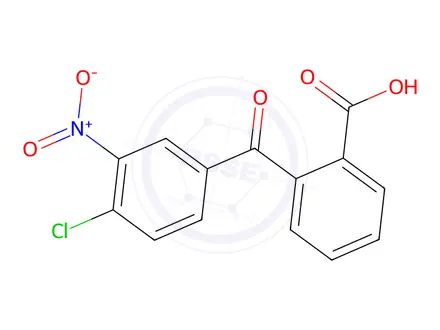 Chemical structure of 2-(4-Chloro-3-nitrobenzoyl)benzoic Acid