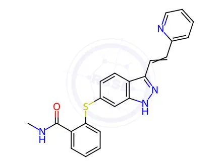 Chemical structure of Axitinib Impurity 129