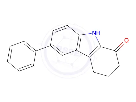 Chemical structure of 6-Phenyl-2,3,4,9-tetrahydro-1H-carbazol-1-one