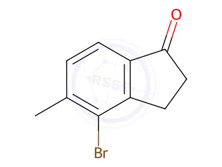 Chemical structure of 4-Bromo-5-methyl-indan-1-one