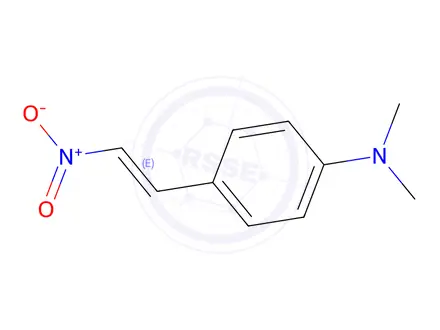 Chemical structure of Benzenamine, N,N-dimethyl-4-[(1E)-2-nitroethenyl]-