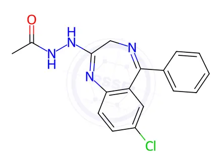 Chemical structure of Diazepam Impurity 43