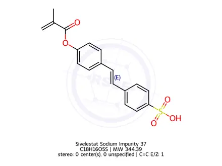 Chemical structure of Sivelestat Sodium Impurity 37
