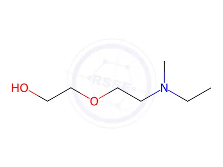 Chemical structure of Ethanol, 2-[2-(ethylmethylamino)ethoxy]-