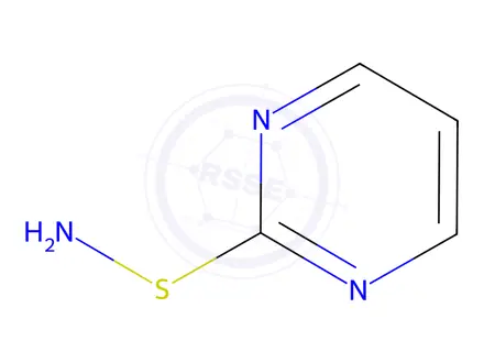 Chemical structure of 2-Pyrimidinesulfenamide (7CI,8CI,9CI)