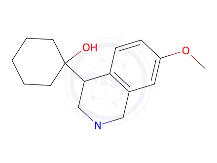 Chemical structure of 1-(1,2,3,4-Tetrahydro-7-methoxy-2-methyl-4-isoquinolinyl)-cyclohexanol