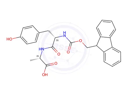 Chemical structure of Fmoc-Tyr-Ala-OH