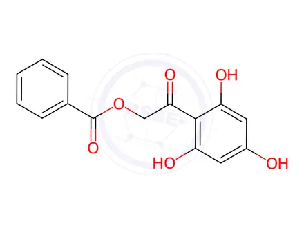 Chemical structure of Benzoyloxyphloracetophenone, Omega-