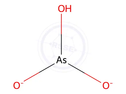 Chemical structure of Disodium Arsenite