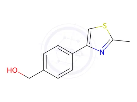 Chemical structure of (4-(2-Methylthiazol-4-yl)phenyl)methanol
