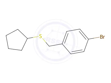 Chemical structure of (4-Bromobenzyl)(cyclopentyl)sulfane