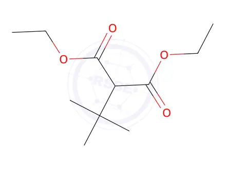 Chemical structure of Propanedioic acid, (1,1-dimethylethyl)-, diethyl ester