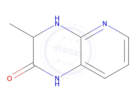 Chemical structure of 3-methyl-1H,2H,3H,4H-pyrido[2,3-b]pyrazin-2-one