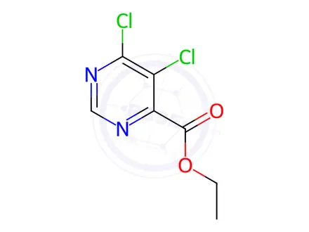 Chemical structure of Ethyl 5,6-dichloropyrimidine-4-carboxylate