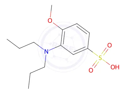 Chemical structure of 3-(Dipropylamino)-4-methoxybenzenesulfonic acid