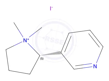 Chemical structure of (S)-1’-Methylnicotinium Iodide