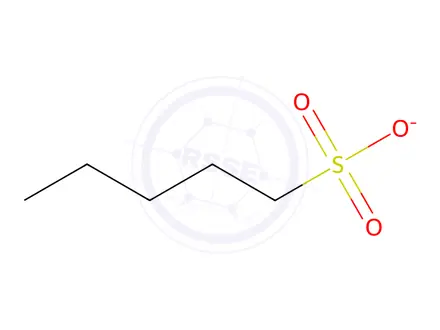 Chemical structure of 1-Pentanesulfonic Acid Sodium