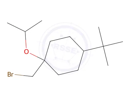 Chemical structure of 1-(Bromomethyl)-4-(tert-butyl)-1-isopropoxycyclohexane