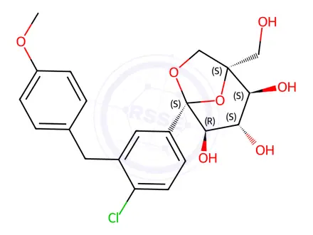 Chemical structure of Ertugliflozin Impurity 86