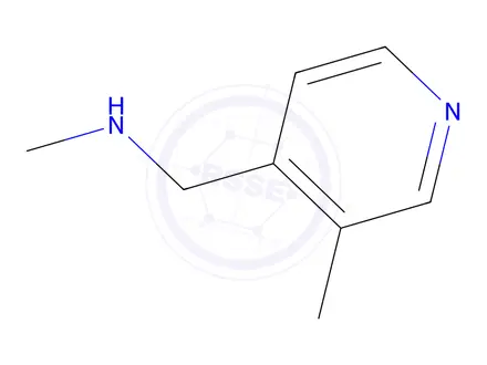 Chemical structure of N-methyl-1-(3-methylpyridin-4-yl)methanamine