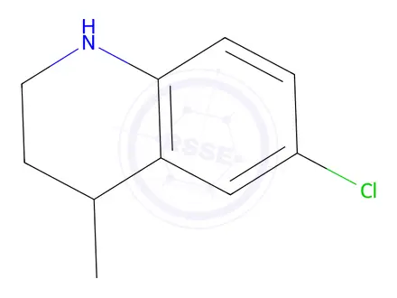 Chemical structure of 6-chloro-4-methyl-1,2,3,4-tetrahydroquinoline(WX142679)