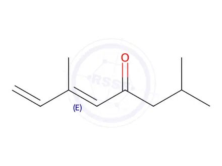 Chemical structure of (E)-Tagetone