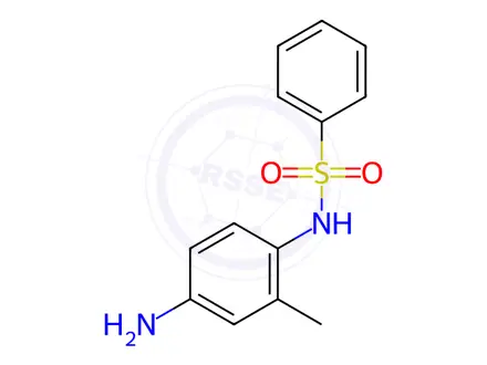 Chemical structure of N-(4-amino-2-methylphenyl)benzenesulfonamide