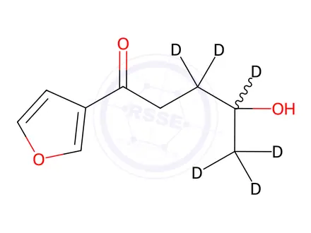 Chemical structure of 4-Ipomeanol-d6