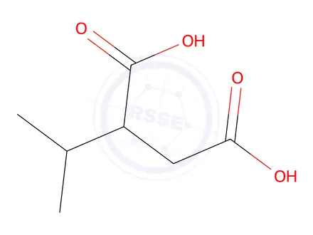 Chemical structure of 2-ISOPROPYLSUCCINIC ACID