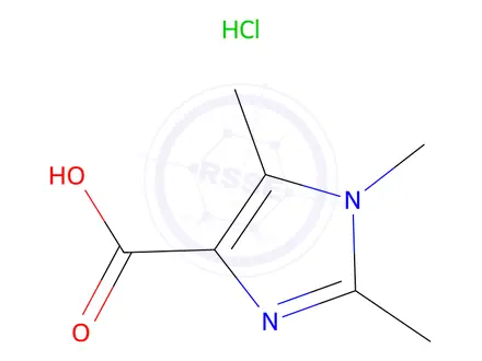Chemical structure of 1,2,5-Trimethyl-1H-imidazole-4-carboxylic acid hydrochloride