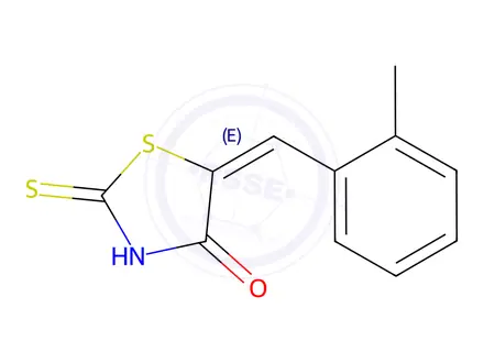 Chemical structure of (5Z)-5-(2-Methylbenzylidene)-2-sulfanyl-1,3-thiazol-4(5H)-one