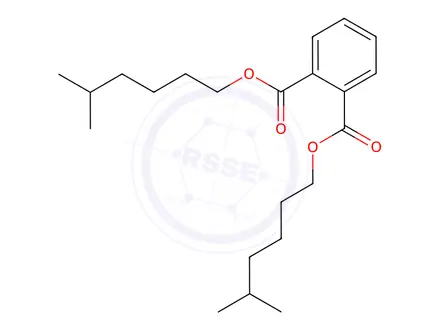 Chemical structure of Phthalic acid, bis-5-methylhexyl ester