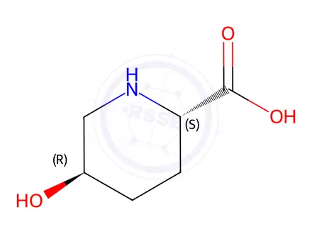 Chemical structure of (2S, 5R)-5-Hydroxy-Pipecolic Acid