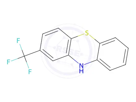 Chemical structure of 2-(Trifluoromethyl)phenothiazine