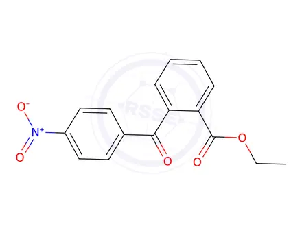 Chemical structure of 2-Ethoxycarbonyl-4'-nitrobenzophenone