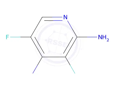 Chemical structure of 2,4-Diamino-3,5-difluoropyridine