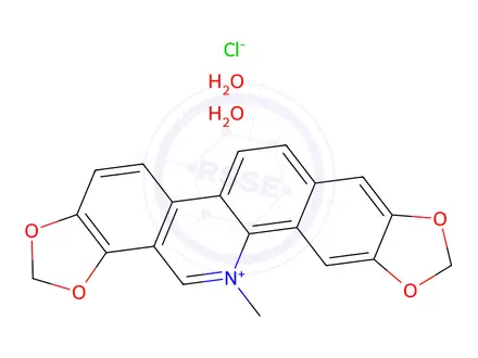 Chemical structure of SANGUINARINE CHLORIDE HYDRATE