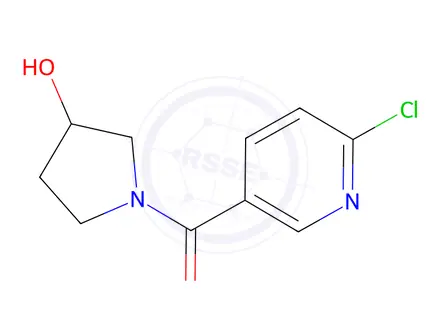 Chemical structure of 1-(6-chloropyridine-3-carbonyl)pyrrolidin-3-ol