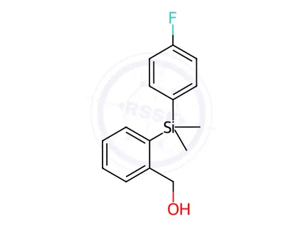 Chemical structure of {2-[(4-Fluorophenyl)dimethylsilyl]phenyl}methanol