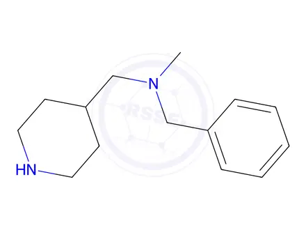Chemical structure of Benzyl-methyl-piperidin-4-ylmethyl-amine