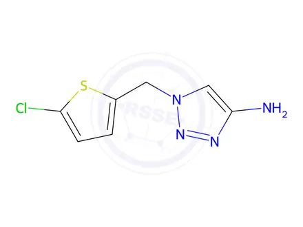Chemical structure of 1-((5-Chlorothiophen-2-yl)methyl)-1h-1,2,3-triazol-4-amine