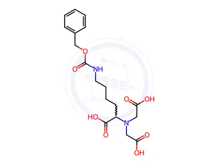 Chemical structure of N6-Carbobenzyloxy-N2,N2-bis(carboxymethyl)lysine