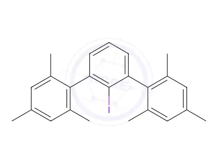Chemical structure of 2,6-dimesityliodobenzene