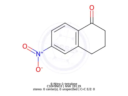 Chemical structure of 6-Nitro-3,4-dihydronaphthalen-1(2H)-one