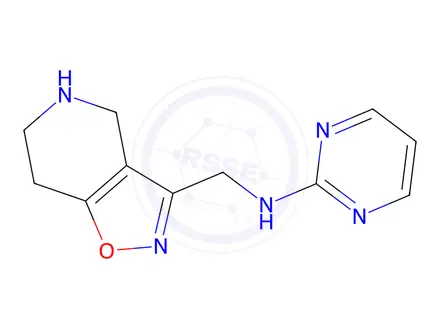 Chemical structure of N-((4,5,6,7-Tetrahydroisoxazolo[4,5-c]pyridin-3-yl)methyl)pyrimidin-2-amine