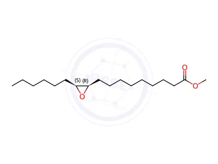 Chemical structure of (2R,3S)-rel-3-Hexyl-2-oxiranenonanoic acid methyl ester